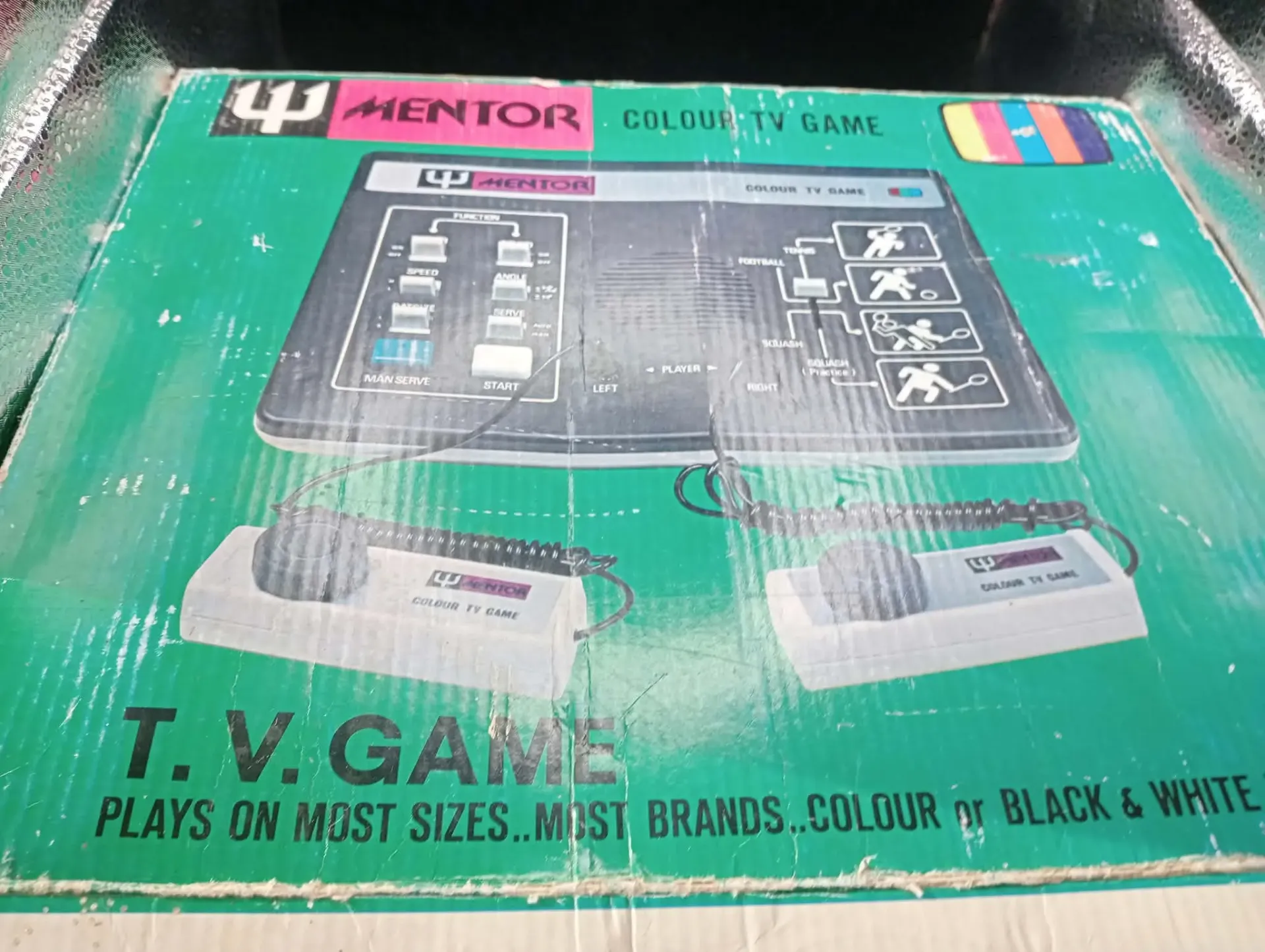 Mentor Colour TV Game Console with Original Box