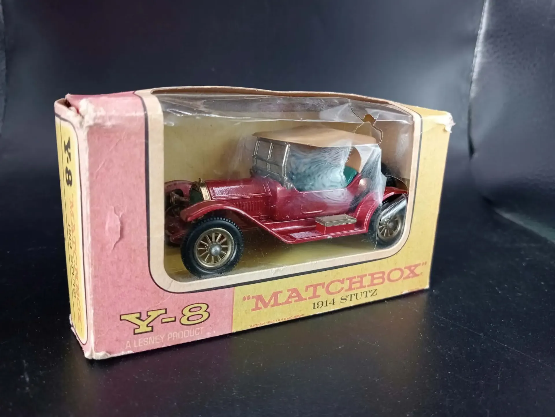 Matchbox Models of Yesteryear Y-8 1914 Stutz 1/48 Model with Box