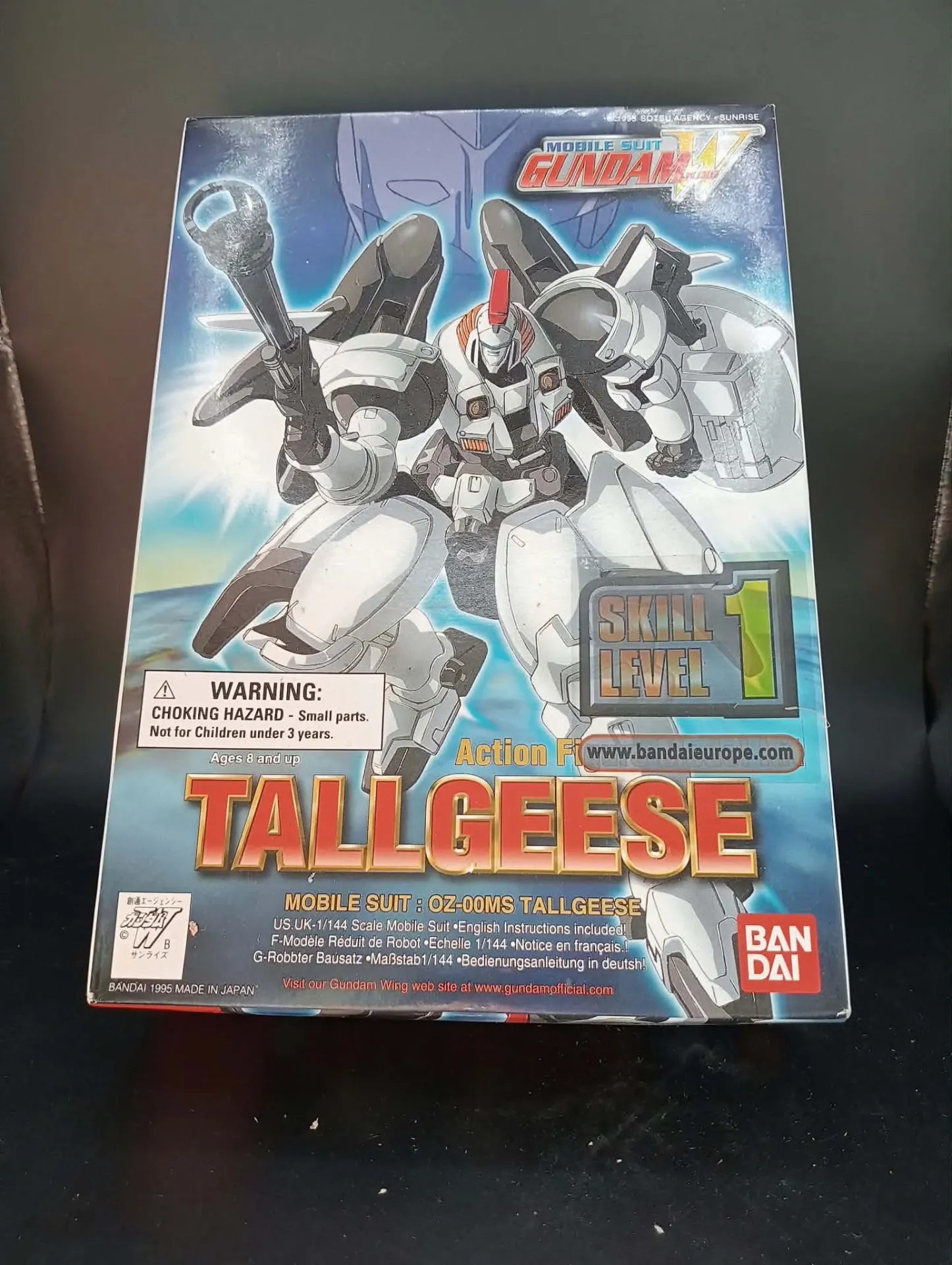 Tallgeese OZ-00MS Gundam Wing Bandai 1995 1/144 Built with Box and Instructions