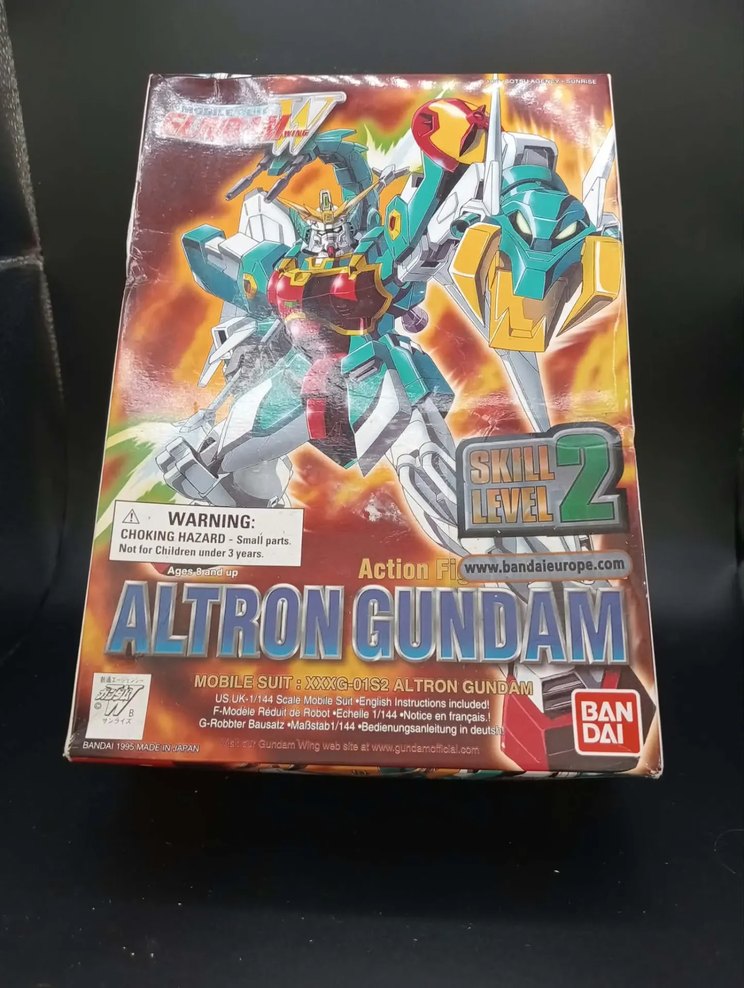 Altron Gundam XXXG-01S2 1/144 Bandai 1995 Complete Assembled Model with Original Box