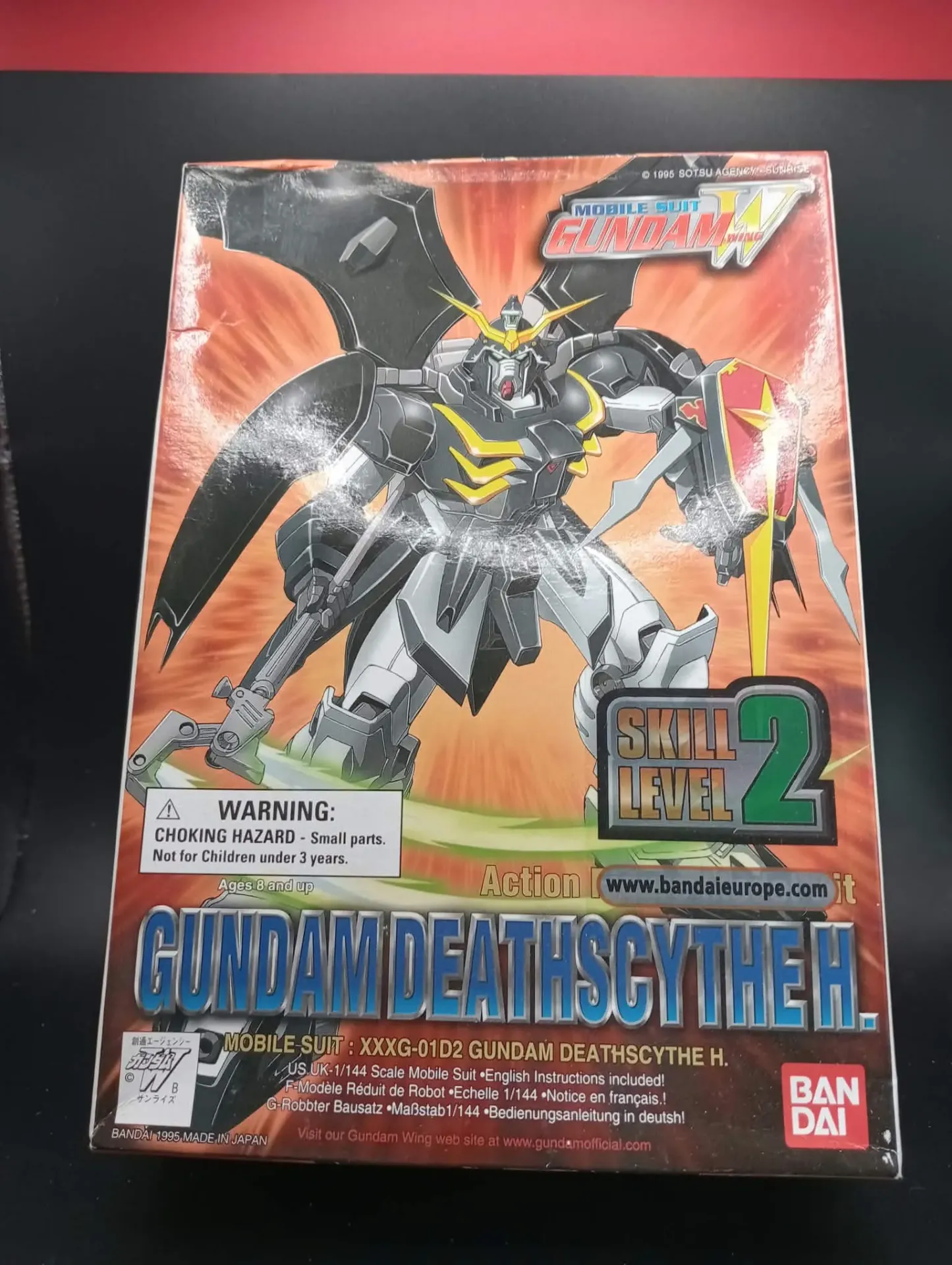 Gunpla Vintage 1995 - Gundam Deathscythe Hell 1/144 Monté Avec Boite d'Origine