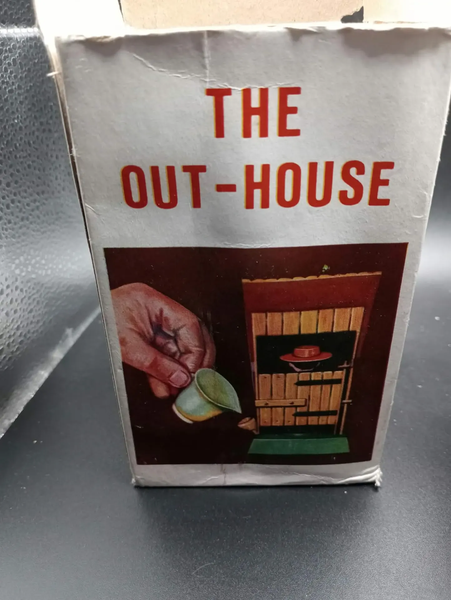 Giocattolo Meccanico The Out-House N. 606 Anni 60-70 con Scatola Originale