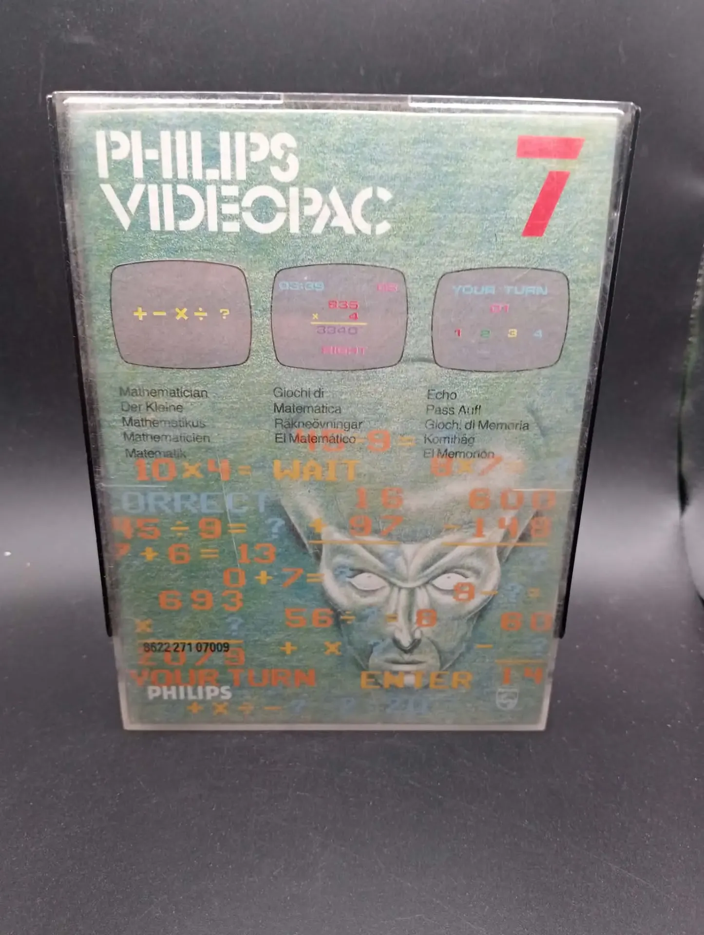 Philips Videopac 7 Mathematician Echo 1980 Completo com Caixa e Manual