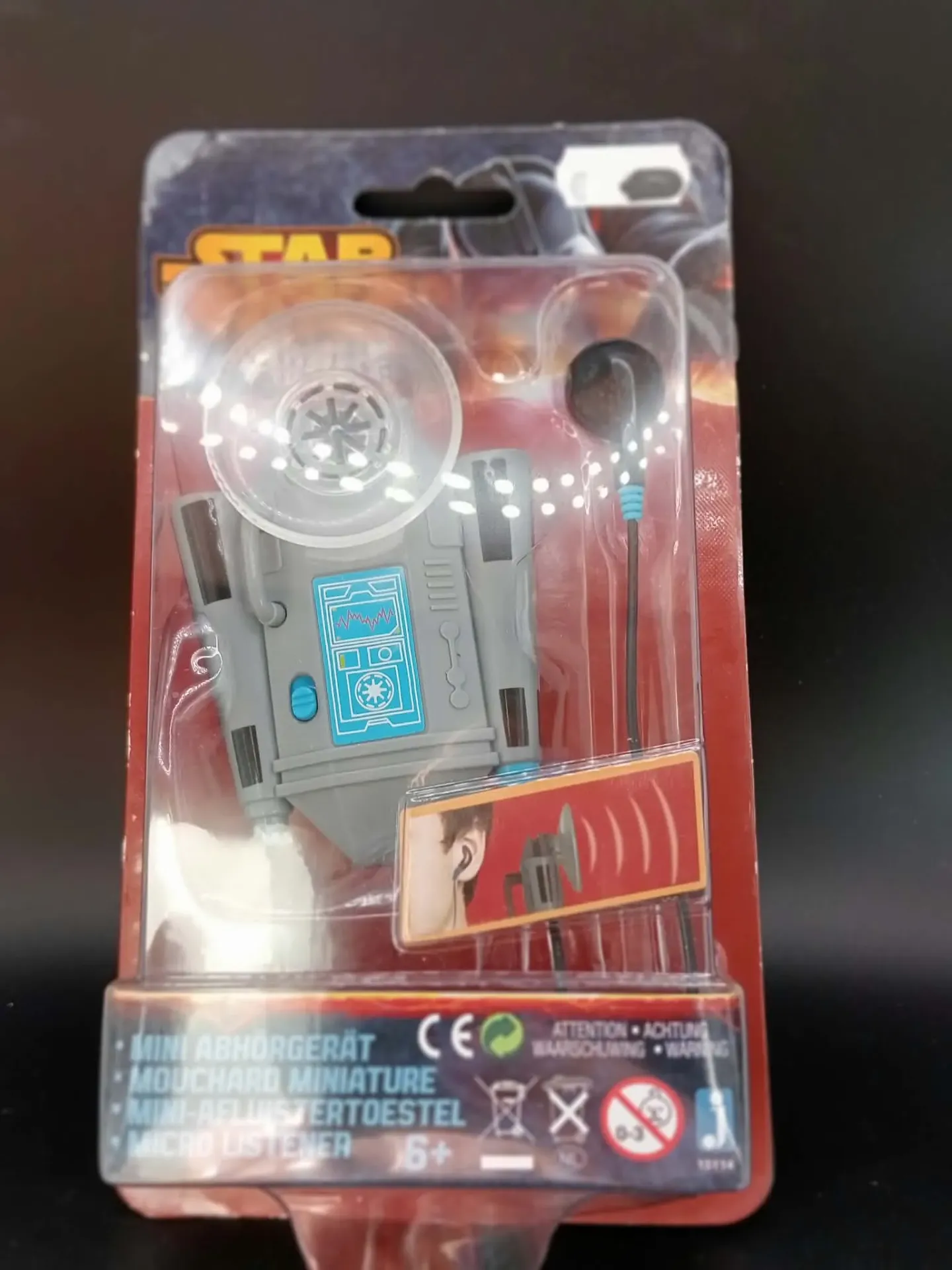 Gadget Espion Star Wars Spyware Micro Listener Amplificateur de Son Neuf sous Blister