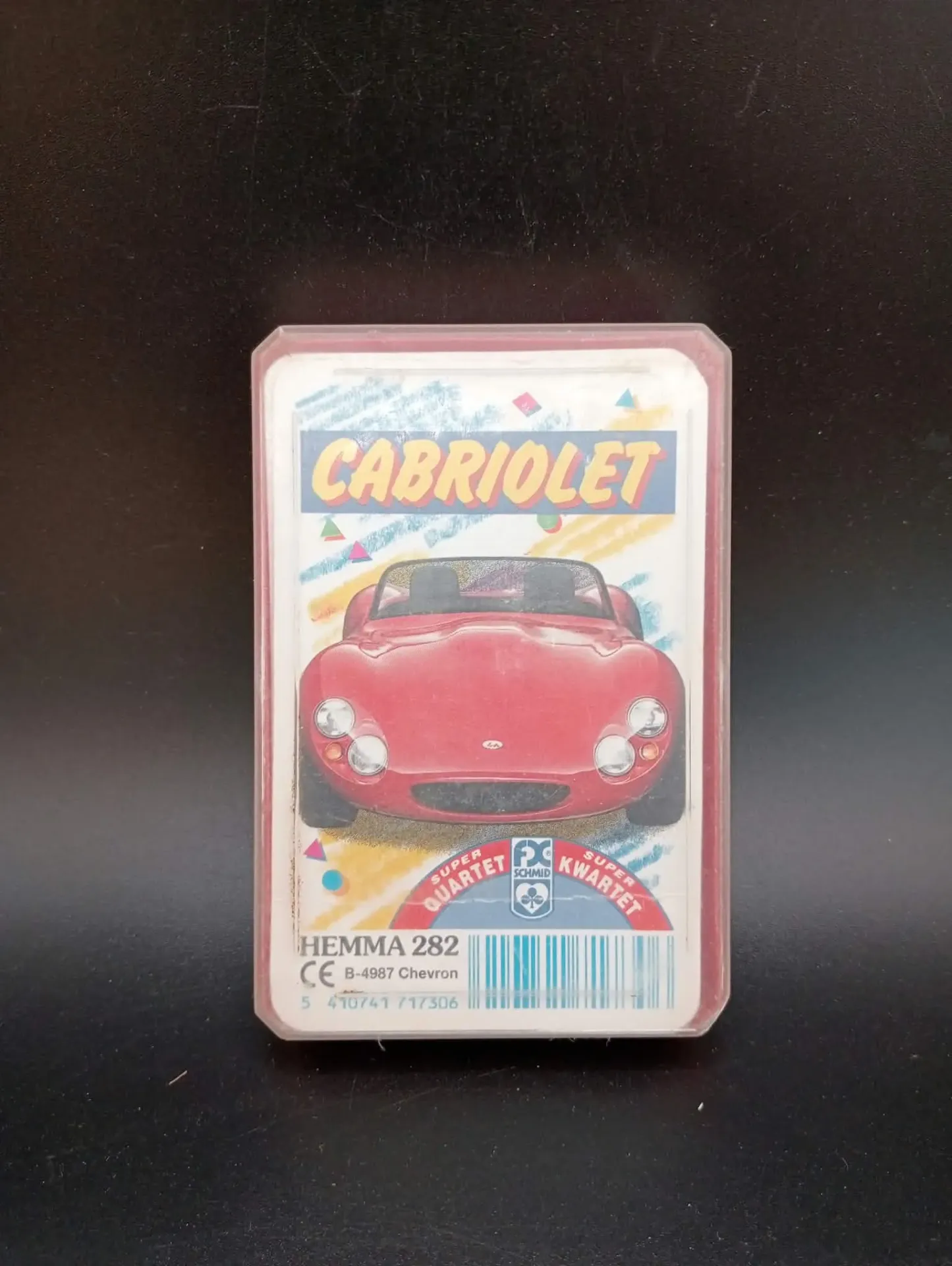 Vintage Super Kwartet Cabriolet Hemma 282 met Origineel Doosje