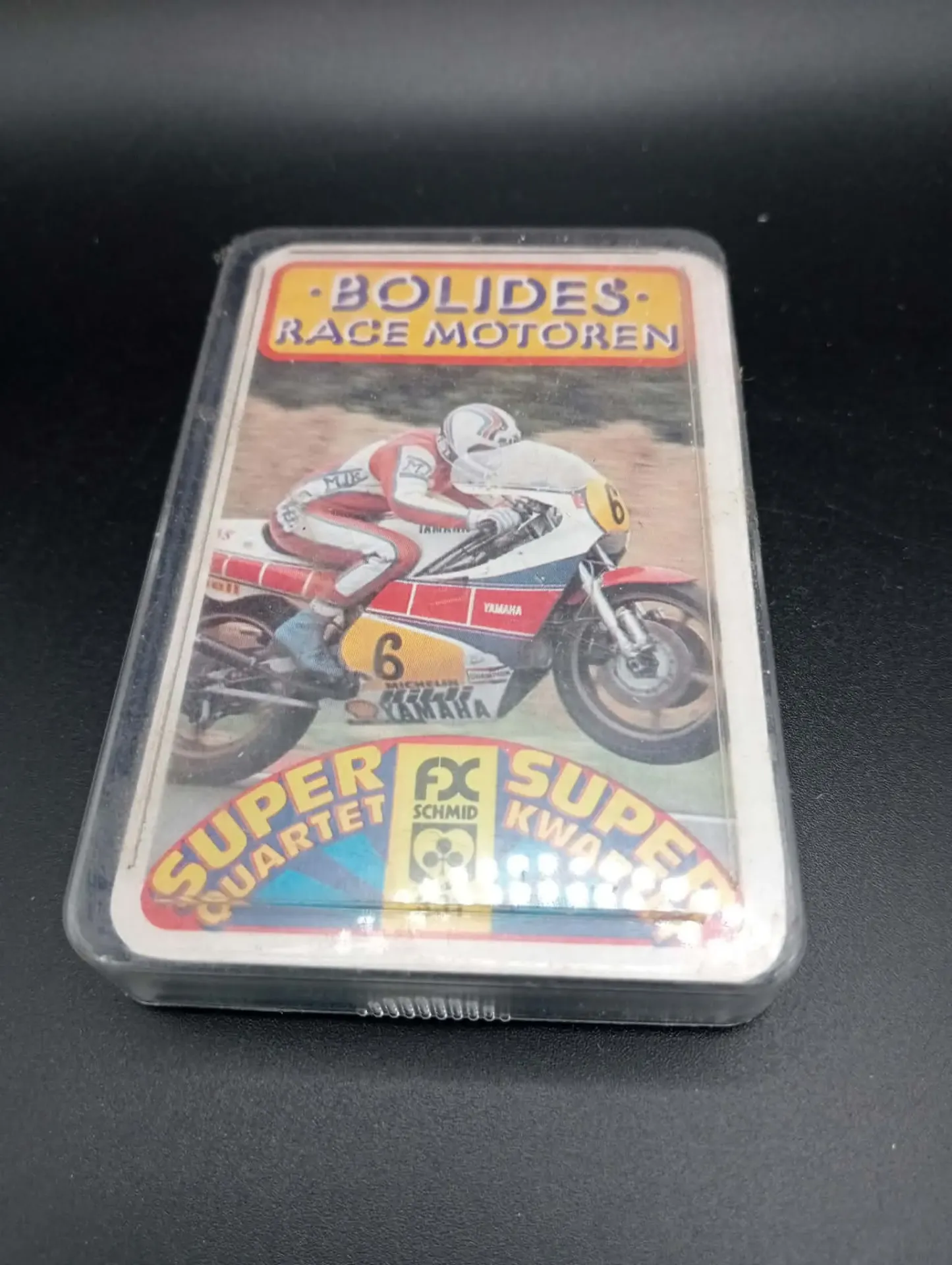 Ancien Jeu d’Atout Moto Bolides Race Motoren Super Quartet Hemma 231 Complet