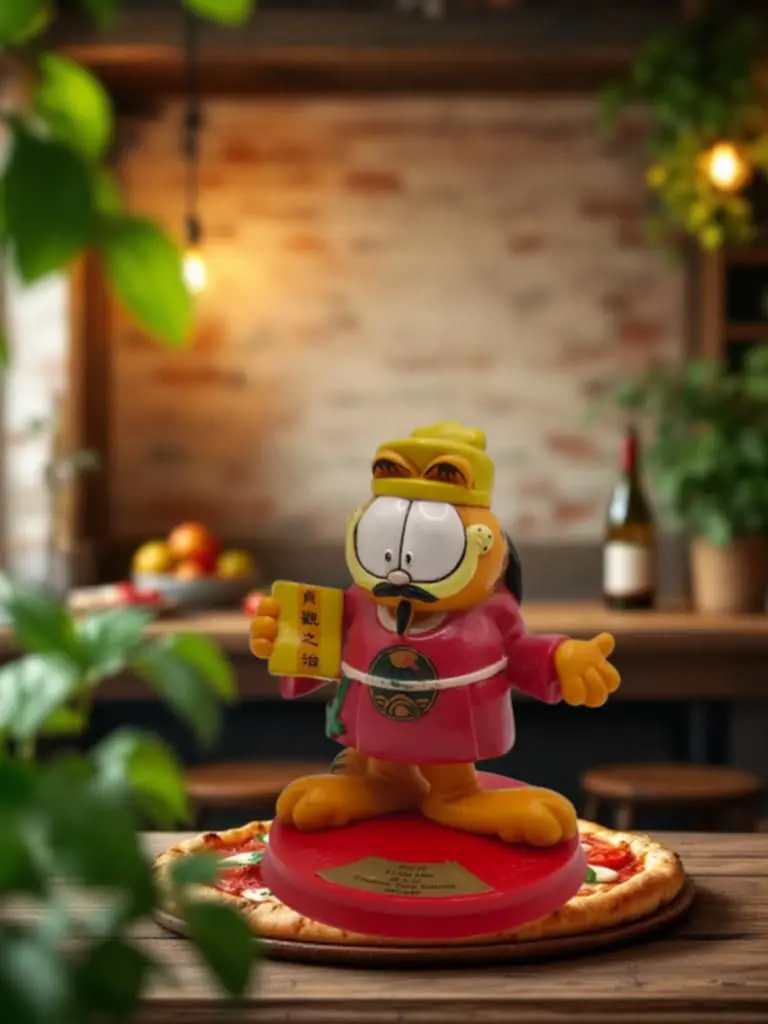Estatueta Garfield – Li Shi Min – Imperador Tang Taizong