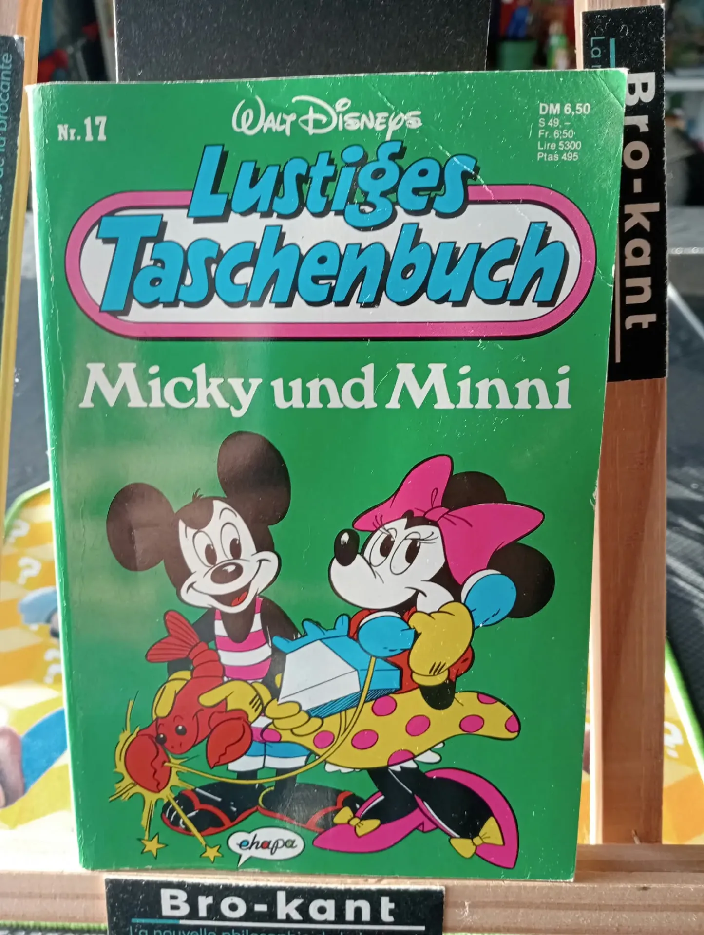 BD Disney Allemande Lustiges Taschenbuch N°17 Micky und Minni Réédition Vintage