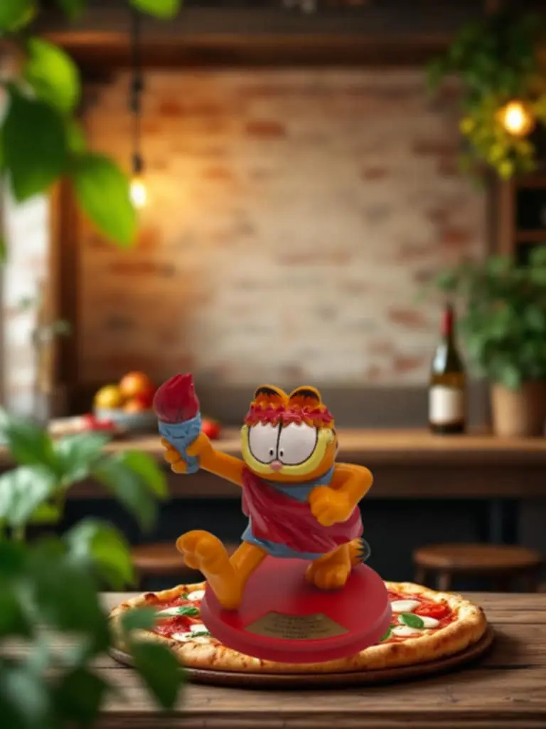 Garfield – Hommage an Pierre de Coubertin