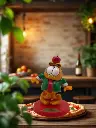 Figurine Garfield – Isaac Newton – Découvreur de la gravité