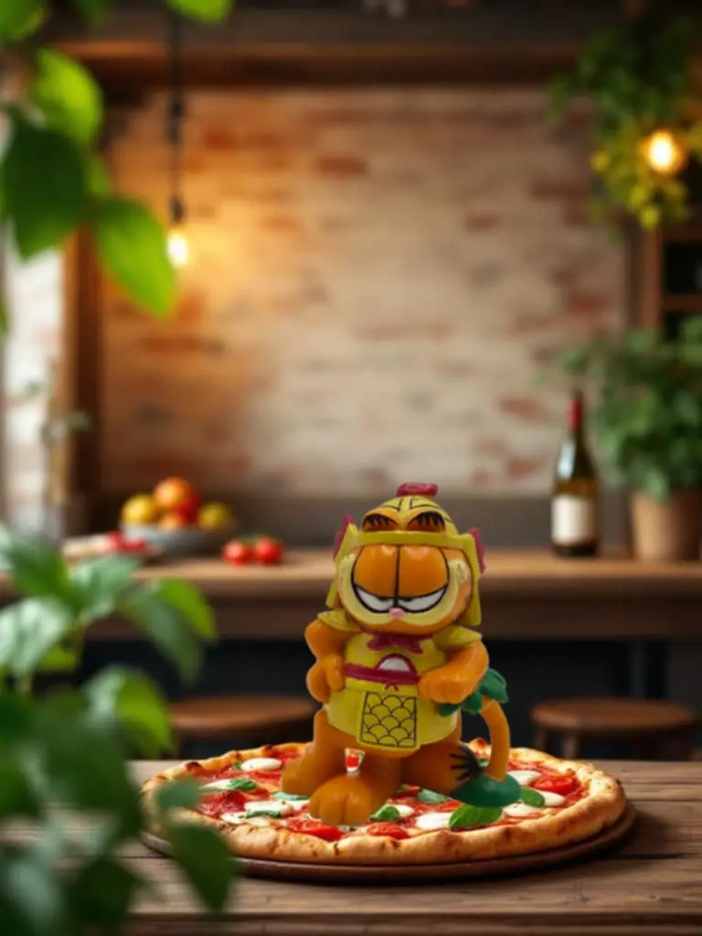 Garfield‑figuur “Zheng Ching Gong” – 10 cm