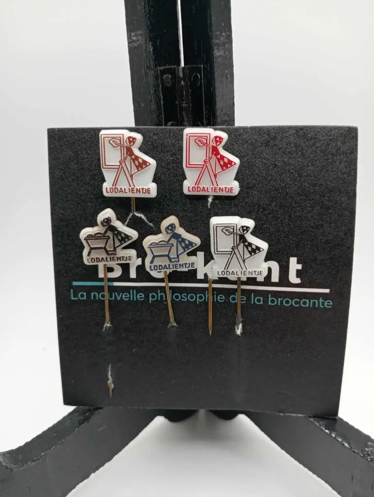 série de 5 épinglettes Lodalientje