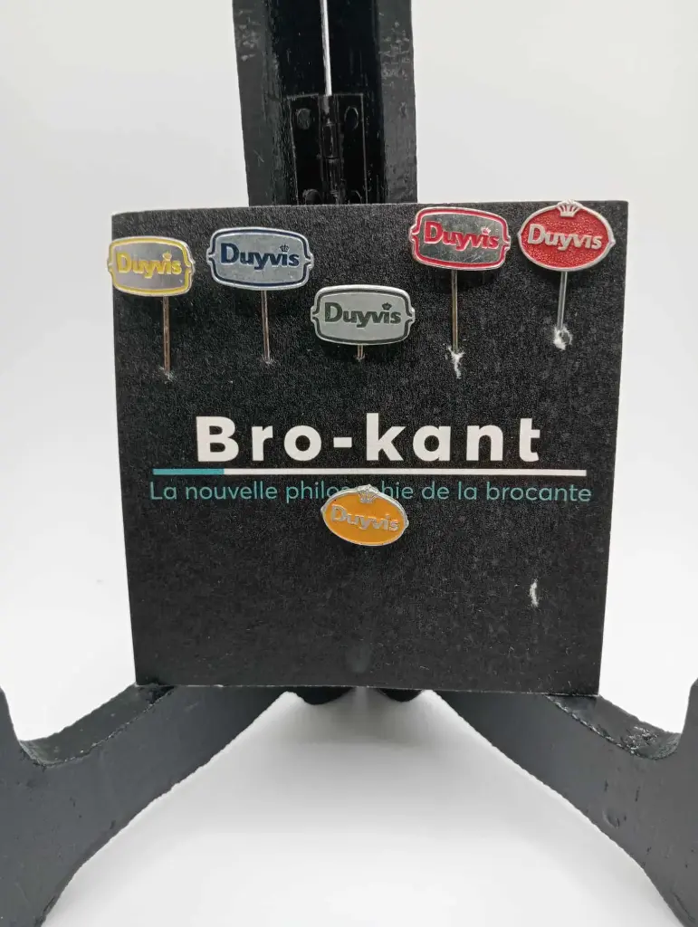 Série de 6 épinglettes Duyvis