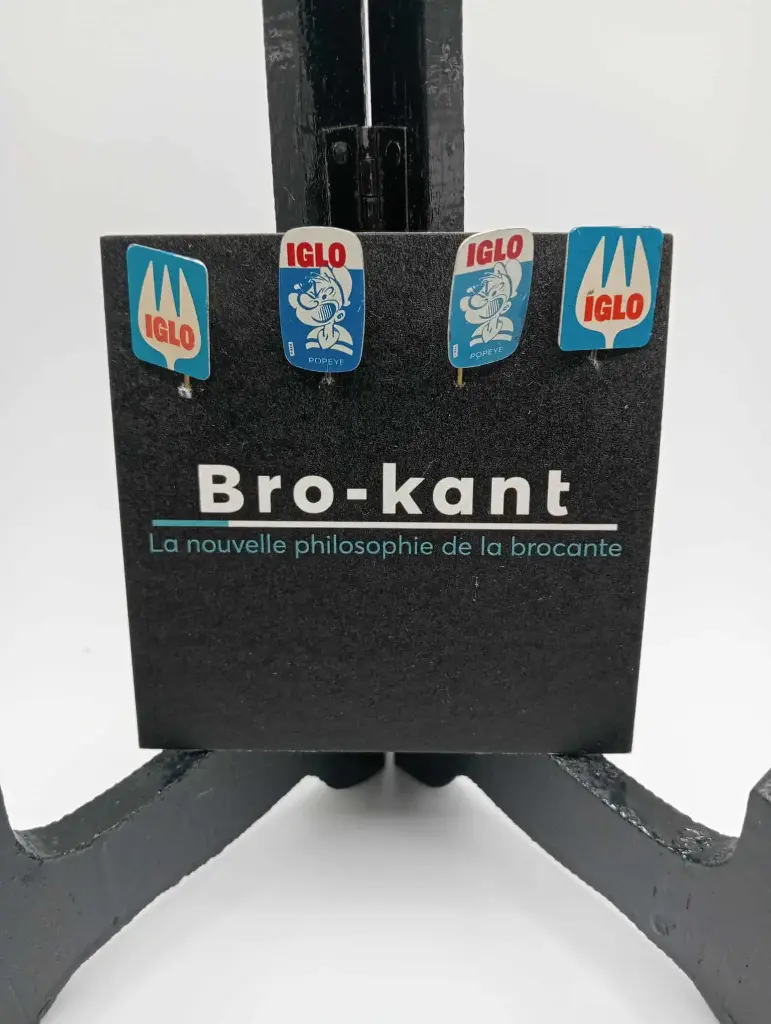 4 spille IGLO con Popeye – pubblicità alimentare vintage – anni ’60