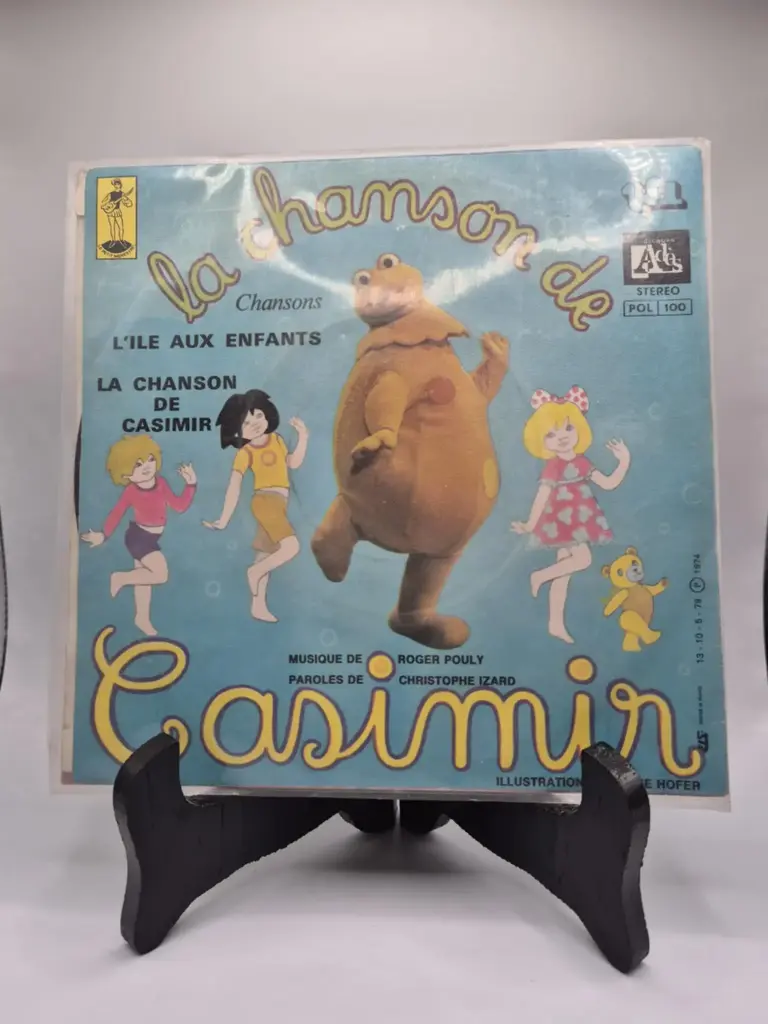 🦕 Vinyle "La chanson de Casimir" – L’île aux enfants – POL 100