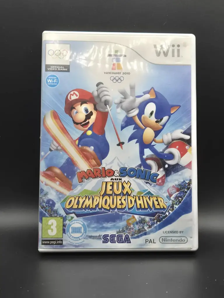 🏅 Mario & Sonic aux Jeux Olympiques d’Hiver – Nintendo Wii – Vancouver 2010