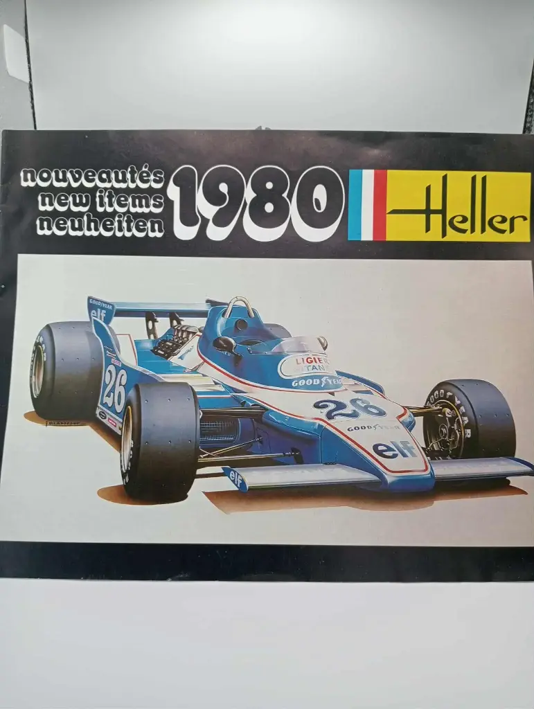 Heller catalogue 1980 new releases model kits and racing models