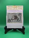Sticker vintage VAMA – Volkswagen Coccinelle noir & blanc (années 70, neuf sous blister)