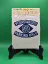 Sticker vintage VAMA – Volkswagen Parking Only (années 70, neuf sous blister)