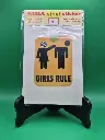 Sticker vintage VAMA – Girls Rule Volkswagen (années 70, neuf sous blister)