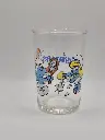 Verre Schtroumpfs Amora – Schtroumpf coquet & Schtroumpfette – illustration officielle Peyo 2010 IMPS