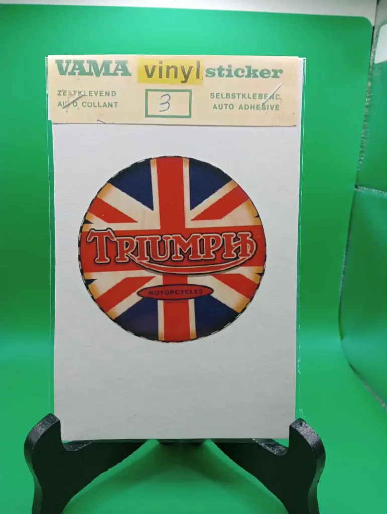 Adesivo vintage VAMA Triumph Motorcycles