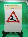 🚧 Autocollant vintage VAMA – Le sticker “Travaux en cours” qui fait sourire