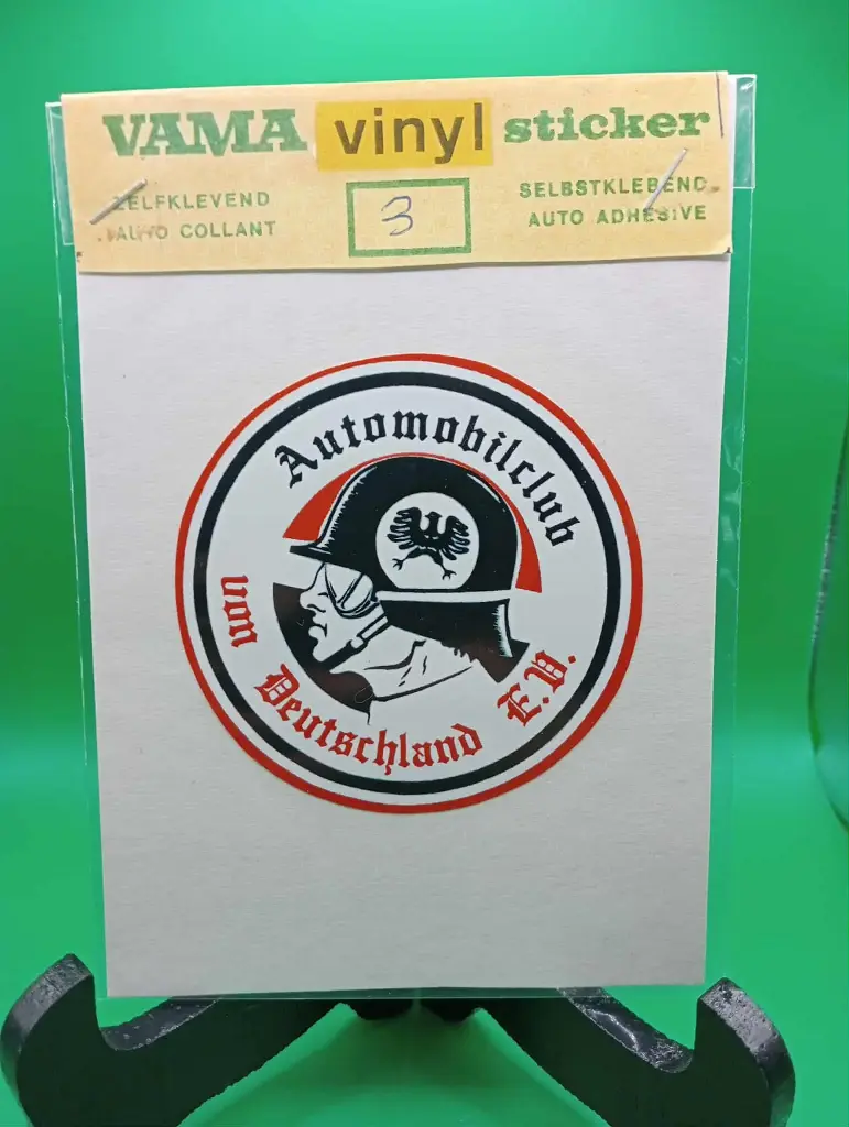 Sticker VAMA vinyle – Automobilclub vom Deutschland e.V. 