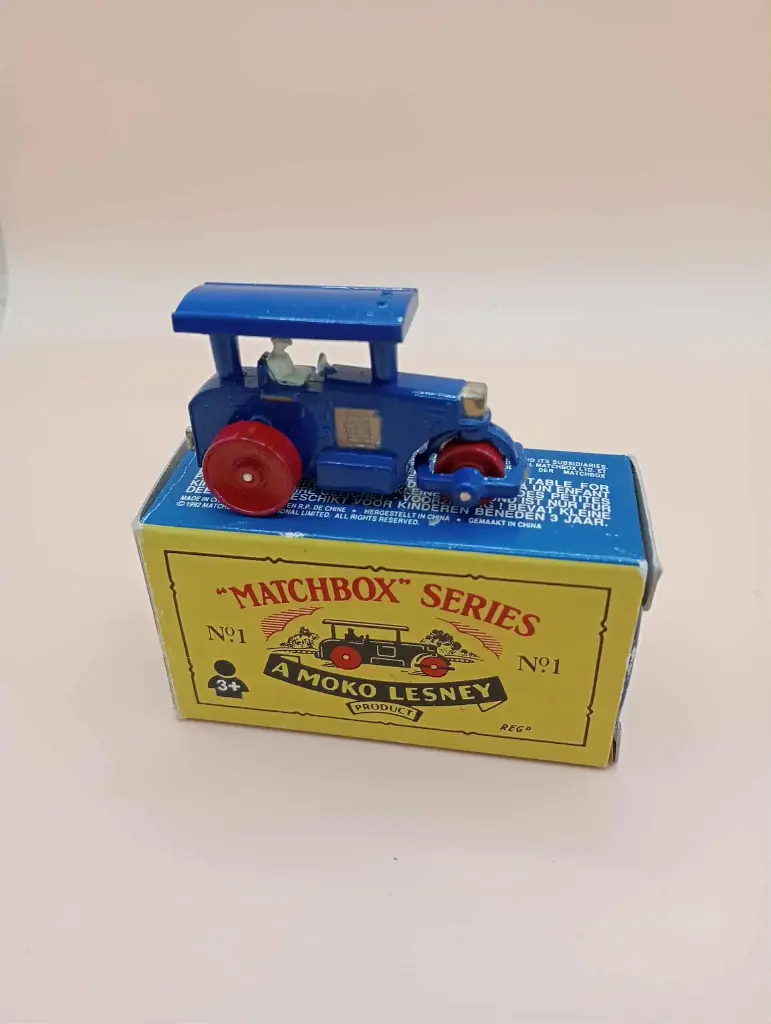 Matchbox Lesney n°1 – Road Roller – Reproduction avec boîte