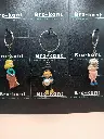 Porte‑clés vintage années 60 – Cendrillon, personnage inconnu & parodie Roi Léopold