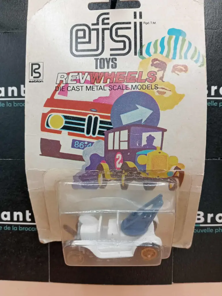 EFSI miniatuur takelwagen – Originele blister 1972, los wiel
