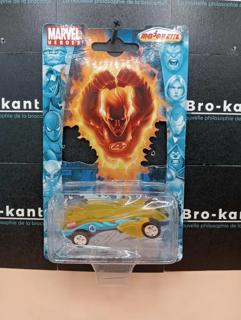 Majorette – Marvel Heroes – Fantastic Four – Human Torch – échelle 1/64 – blister d’origine