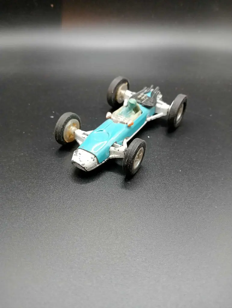 Coche de carreras vintage – Made in Hong Kong (años 1960–70) 