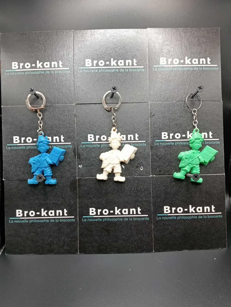 Portachiavi pubblicitari vintage – Formaggio “Petit Pâtre” (lotto di 3)