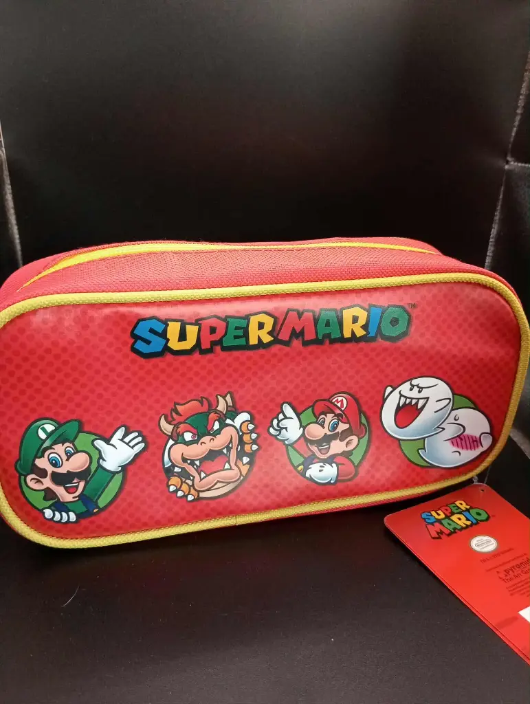 Estuche escolar Mario Bros – Licencia oficial Nintendo