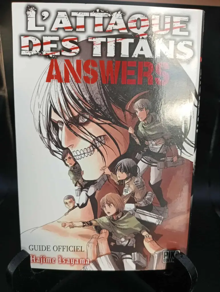 L’Attacco dei Giganti – Answers – Guida Ufficiale📘 Libro in francese