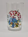 Verre schtroumpfs Bénédictin 1983 - la plage et la mer