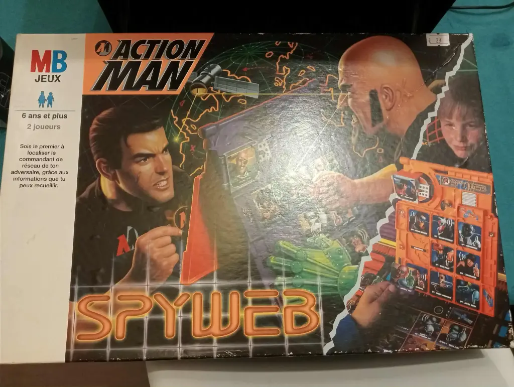 Action Man – Spy Web (MB Jeux) – Gioco di spionaggio vintage