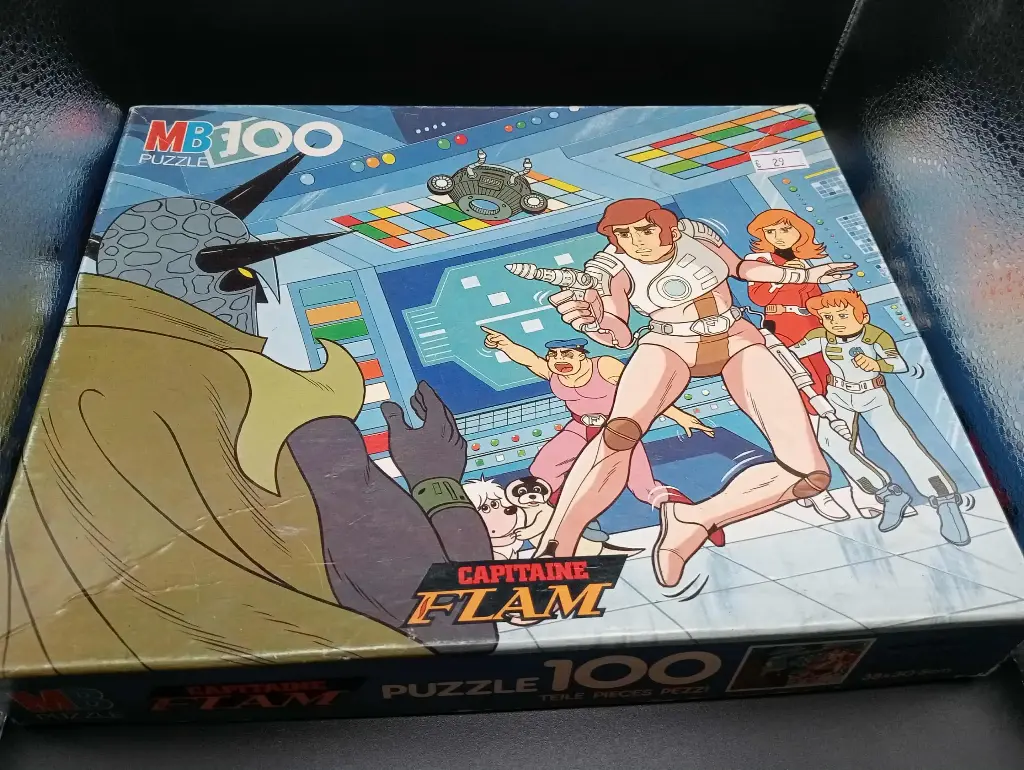 Capitaine Flam Puzzle MB – 100 Teile – 1981 – Vollständig