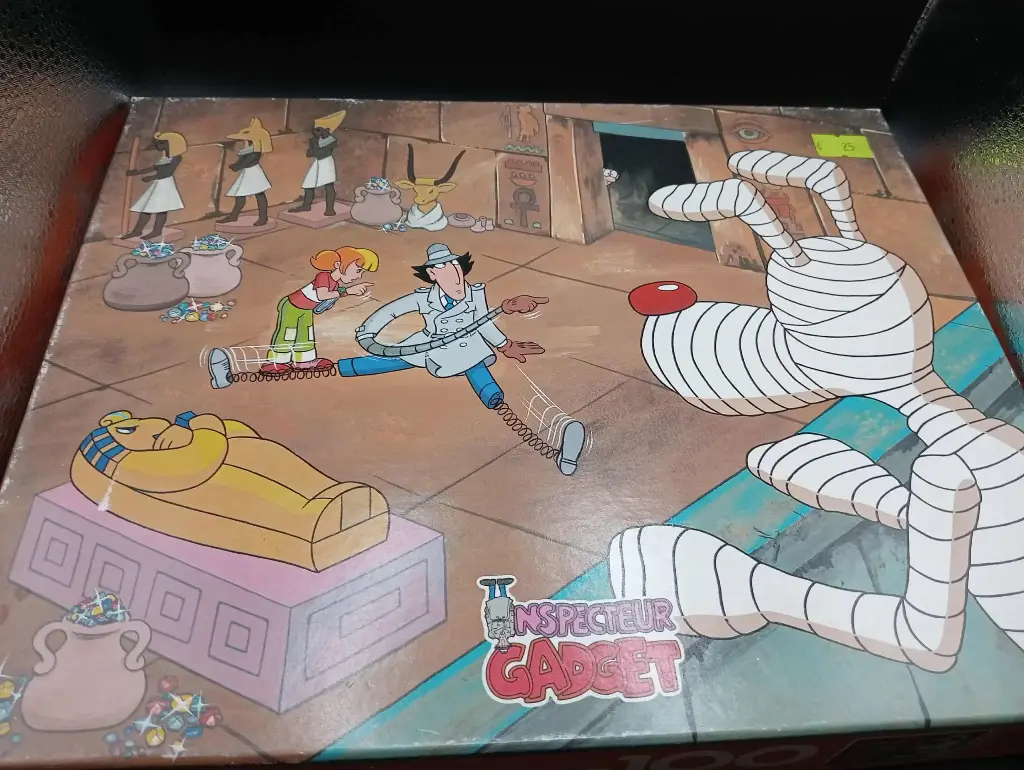 Puzzle Inspecteur Gadget – 100 pièces – Égypte antique – Complet 