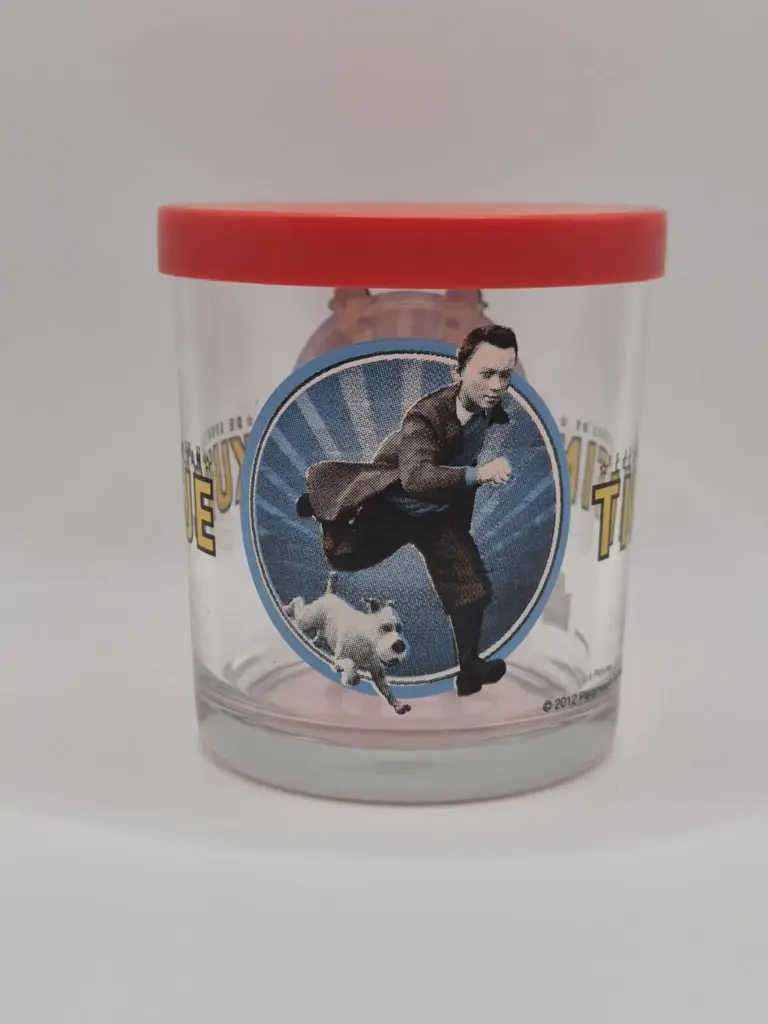 Verre Tintin 2012 - Tintin avec Dupont et Dupond