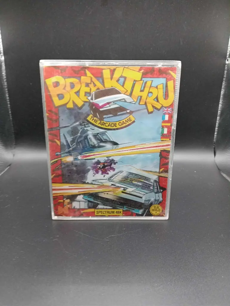 BreakThru — Spectrum 48K cassette (arcade retro)