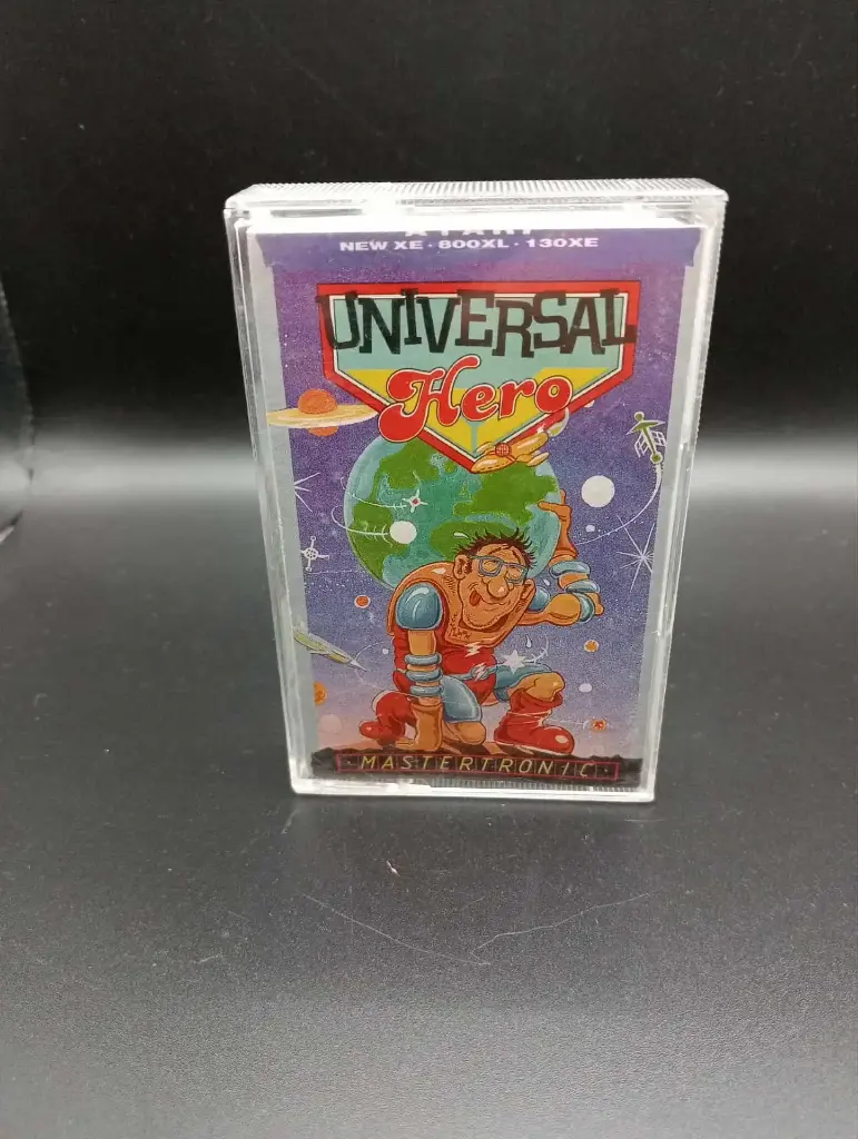 Universal Hero — Atari NEW XL / 800XL / 130XE cassette (Mastertronic)