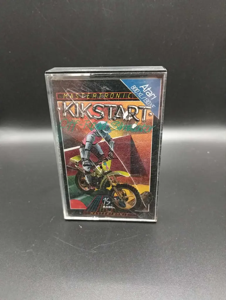 Kikstart — Cassette Atari 800/XL/XE (Mastertronic) — Off‑Road Simulator
