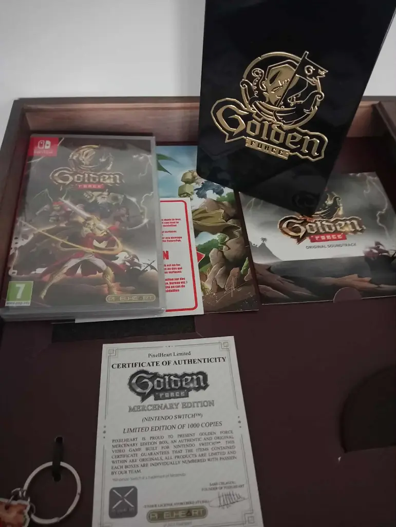 Golden Force Mercenary Edition Switch – Collector box, limited to 1000
