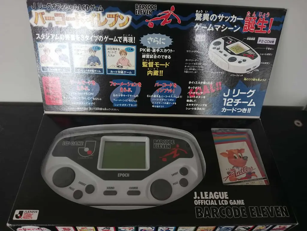 Barcode Eleven Epoch – Jogo LCD J.League novo com caixa e cartas