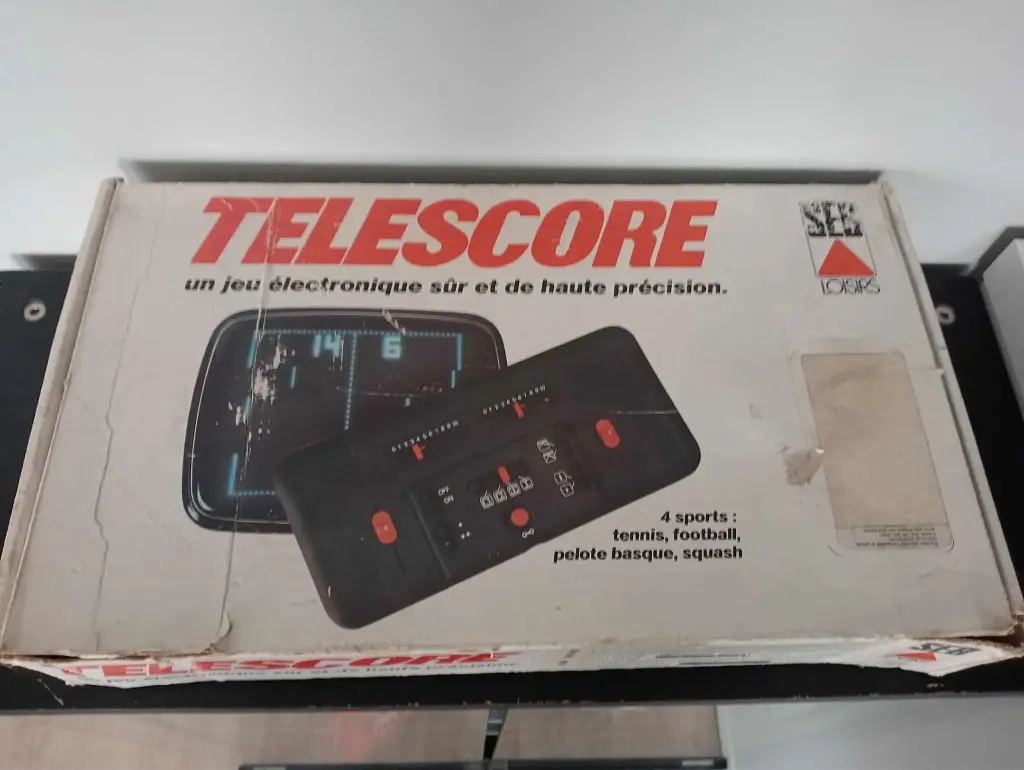 Telescore SEB – Juego electrónico vintage multideporte, caja dañada