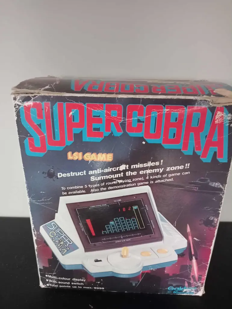 Super Cobra Gakken – Vintage tafelspel met doos in gebruikte staat