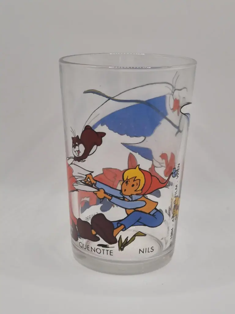 Nils and the Wild Geese 1984 glass