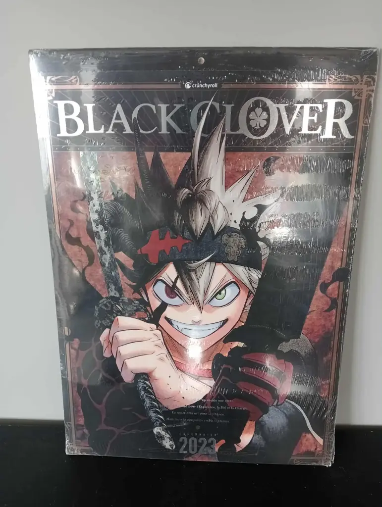 Calendário Black Clover 2023 – 12 artes anime, novo e selado